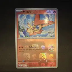 Pokemon TCG Victini 012/086 Black & White Reverse Holo Rare EN 2011 - Image 1