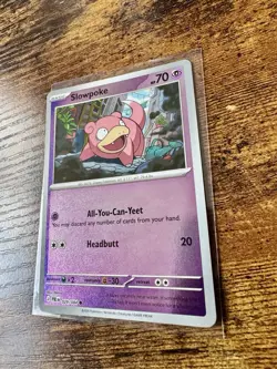 Pokemon Slowbro 090/084 Illustration Rare IR + Slowpoke 029/084 Evolution Lot NM - Image 5