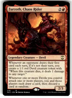 Zurzoth, Chaos Rider Commander: Streets of New Capenna Regular MTG - Image 1