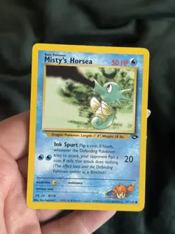 Misty's Horsea 87/132 | Gym Challenge | Pokemon TCG - Image 1