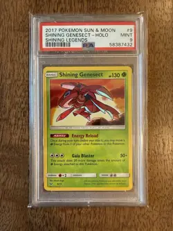 Pokemon Shining Genesect Shining Legends 2017 Holo 9/73 PSA 9 Mint - Image 1