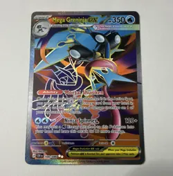 Mega Greninja EX 100/086 Chaos Rising Ultra Rare Full Art Holo Eng - Image 1