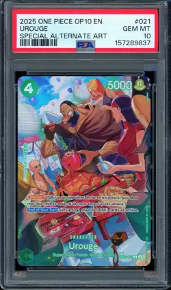 Urouge 021 Special Alternate Art One Piece Op10-Royal Blood One Piece PSA 10 - Image 1