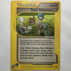 Nintendo Town Volunteers 136/147 Aquapolis Uncommon Trainer Supporter - Image 1