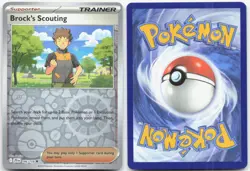 BROCK'S SCOUTING 146/159 Journey Together Pokemon Reverse Holo Uncommon NM - Image 3