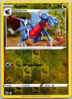 Gabite 108/172 Reverse Holo Uncommon Brilliant Stars NM - Image 1