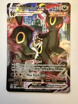 Umbreon VMAX TG23/TG30 Brilliant Stars Trainer Gallery Holo Rare VMAX Pokemon NM - Image 1