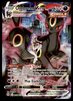 Umbreon VMAX TG23/TG30 Holo VMAX Rare Brilliant Stars Trainer Gallery Pokemon NM - Image 1