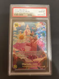 2024 One Piece Charlotte Linlin OP06-Special Art Rare #114 PSA 10 - Image 1