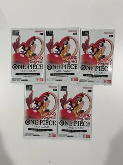 One Piece Round1 Promotion Pack English 5 Sealed Packs - Image 1
