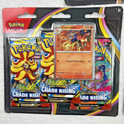 LOT of 5 Pokemon TCG Chaos Rising Mega Evolution 3 Pack Blister CharmeleonSEALED - Image 2