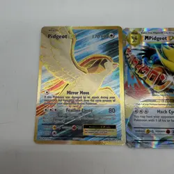 Pokemon TCG Pidgeot 3-Card Lot Mega EX Full Art Holo 65/108 104/108 105/108 LP - Image 2