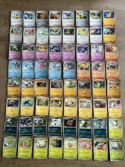 64 x Pokemon TCG Scarlet & Violet Paldea Evolved Cards Including Holos NM Bundle - Image 1