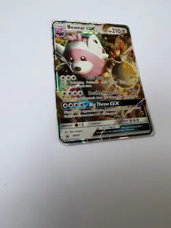 Pokemon Bewear GX SM34 Black Star Promo Full Art Holo Card English - Image 2