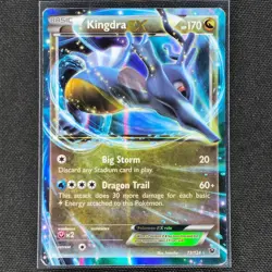 Kingdra EX - 73/124 - Ultra Rare - Fates Collide - Pokemon Card - HP - Image 1
