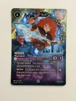 Disney Lorcana Merida Wisp Conjurer Enchanted 231/207 NM - Image 1