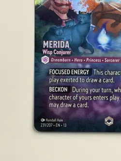 Disney Lorcana Merida Wisp Conjurer Enchanted 231/207 NM - Image 4