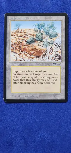 MTG Diamond Valley Arabian Nights Magic in LP Condition - Image 1