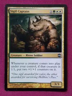 "Sigil Captain" - Magic The Gathering Card - Alara Reborn - Image 1