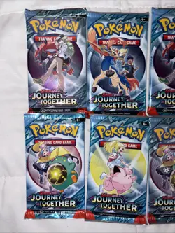 Pokemon TCG Journey Together Booster Pack Lot of 25 New Factory Sealed - Image 2