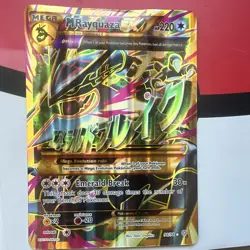 The Pokemon Company M Rayquaza EX 98/98 Secret Rare Full Art Holo MEGA - Image 3
