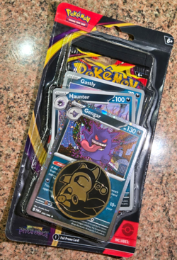 Pokemon TCG Mega Evolution Pitch Black Premium Checklane Blister Gengar Promo - Image 2