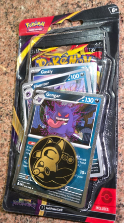 Pokemon TCG Mega Evolution Pitch Black Premium Checklane Blister Gengar Promo - Image 3