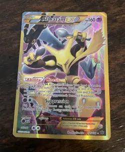 The Pokemon Company Alakazam EX 125/124 Fates Collide Secret Rare Holo 160 HP - Image 1