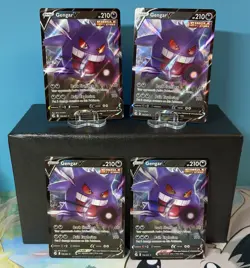 Gengar V 156/264 NM 4 CARD LOT Fusion Strike Pokemon TCG - Image 1