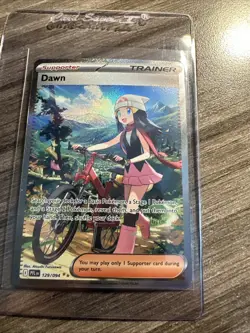 Pokemon Dawn 129/094 Full Art Holo Trainer Card English TCG - Image 2