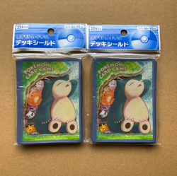 Snorlax 32x2Set 64 Sleeves Japanese Pokemon Official Deck Shield - Image 1