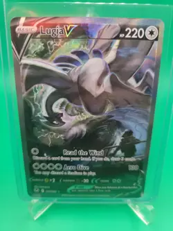 Pokemon TCG Lugia V Alt Art Sword and Shield Silver Tempest 186/195 - Image 1