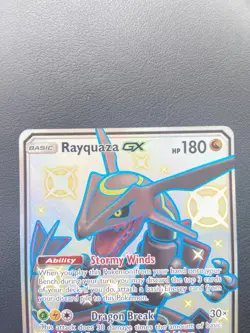 Pokemon Rayquaza GX Secret Rare Full Art Holo Hidden Fates 177A/168EN (2019) - Image 3