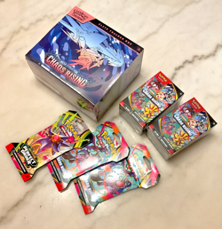 Pokemon Chaos Rising ETB + Booster Bundle Lot (24 Packs!) - Image 1