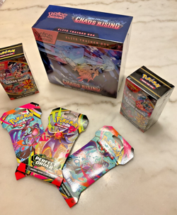 Pokemon Chaos Rising ETB + Booster Bundle Lot (24 Packs!) - Image 4
