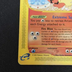 Pokemon TCG Arcanine 2/147 Aquapolis Non Holo ereader MP - Image 5