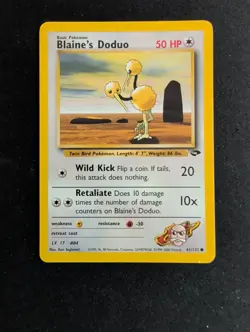 Pokemon TCG Blaine's Doduo 61/132 Gym Challenge - Image 1