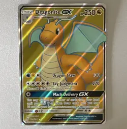 Pokemon Company Dragonite GX Full Art Holo Ultra Rare 229/236 English 250 HP - Image 1