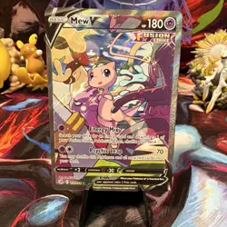Pokemon Co Mew V 251/264 Fusion Strike Ultra Rare Full Art Holo EN 180 HP 2021 - Image 1