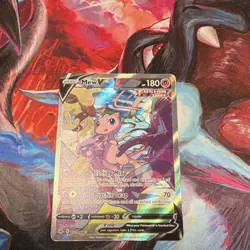 Pokemon Co Mew V 251/264 Fusion Strike Ultra Rare Full Art Holo EN 180 HP 2021 - Image 2