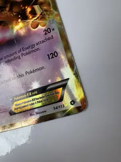 Pokemon Mewtwo EX 54/113 Legendary Treasures Ultra Rare Full Art Holo English - Image 2