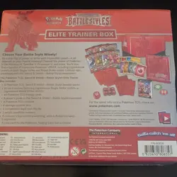 Pokemon TCG Sword & Shield Battle Styles Elite Trainer Box Urshifu Sealed - Image 2