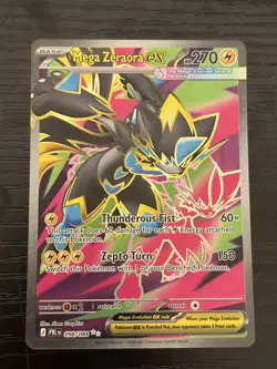Mega Zeraora EX 098/084 Full Art!!! Pokemon Pitch Black NM!!! - Image 1
