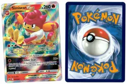 Simisear VSTAR 023/159 Holo VSTAR Rare Crown Zenith Pokemon NM - Image 3