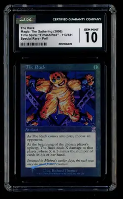 ***CGC 10 FOIL The Rack*** MTG Time Spiral Magic Kid Icarus - Image 1