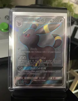 Pokemon Umbreon GX Full Art 142/149 SM Base Set Ultra Rare Holo English 200 HP - Image 1
