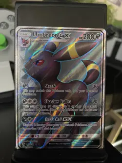 Pokemon Umbreon GX Full Art 142/149 SM Base Set Ultra Rare Holo English 200 HP - Image 2