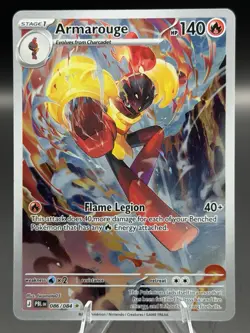 Armarouge 086/084 - Illustration Rare - Pokemon TCG Pitch Black - NM, Pack Fresh - Image 1
