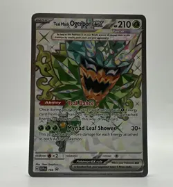Pokemon Teal Mask Ogerpon ex SVP 166 SV Black Star Promo Holo Near Mint - Image 1