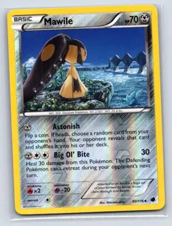 Mawile 80/116 Uncommon Plasma Freeze Pokemon Reverse Holo Near Mint - Image 1